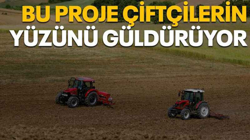Bu proje çiftçilerin yüzünü güldürüyor